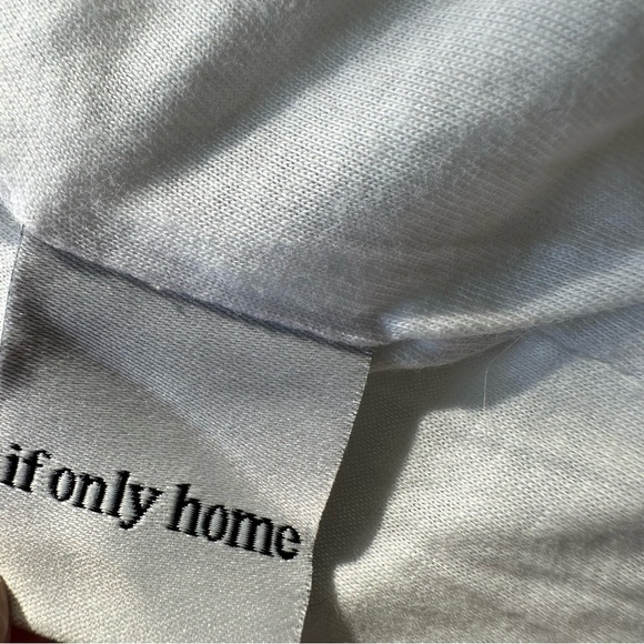 If Only Home Duvet Robe White Quilted Robe One Size Pockets - Picture 6 of 13